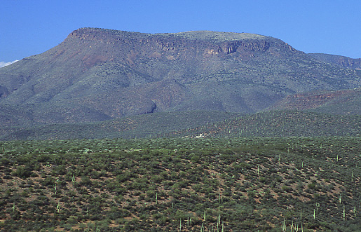 Dutchwoman Butte, Tonto National Forest, Arizona. Photo by Mike Hudak.