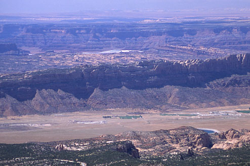 Aerial view of Ken's Lake and Behind the Rocks Allotments, Utah. Photo by Mike Hudak.