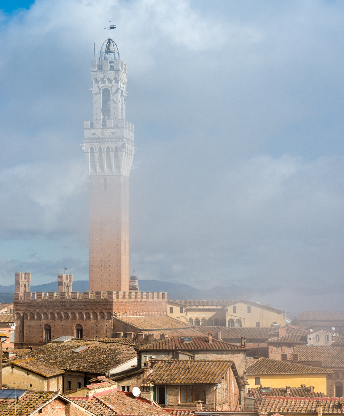 Northerly view from Siena's Pinacoteca Nazionale (National Art Museum) (Italy) | Photo by Mike Hudak